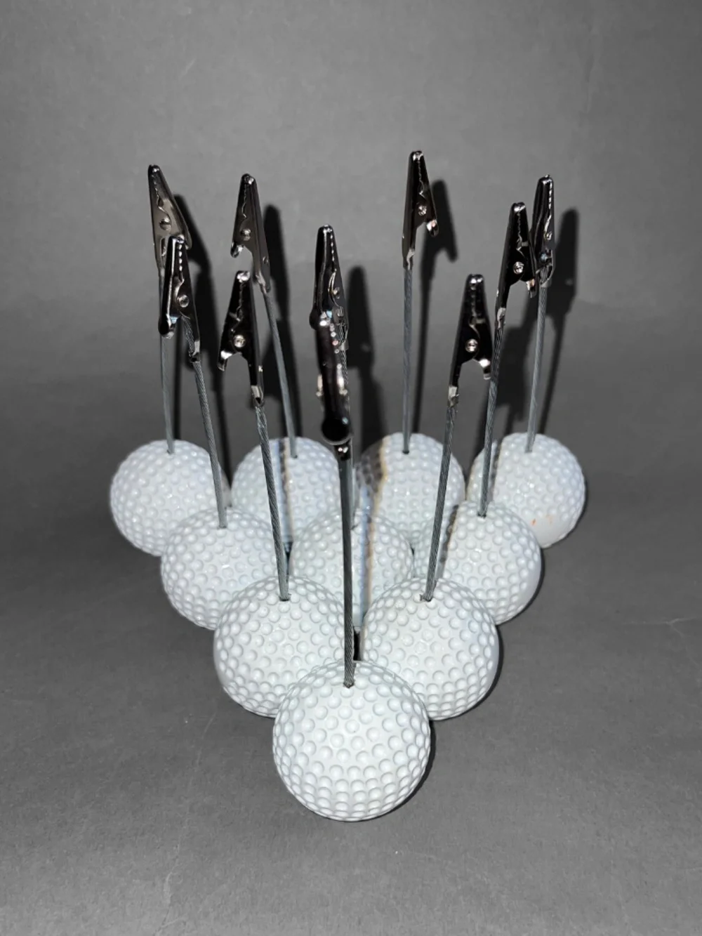 10 Golf Ball Place Card Holders